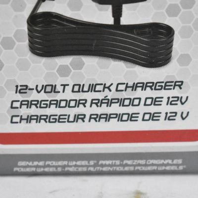 Power Wheels 12-Volt Quick Charger - New