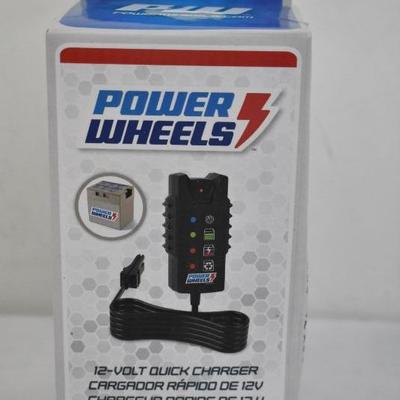 Power Wheels 12-Volt Quick Charger - New