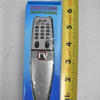 8 Practical Joke Shocking Toys: Remotes, Coin Sets, Erasers, & Clippers - New