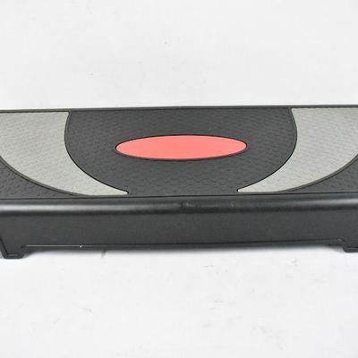Adjustable Workout Stepper by CALHOME 30" Aerobic Step Trainer Exercise Fitness
