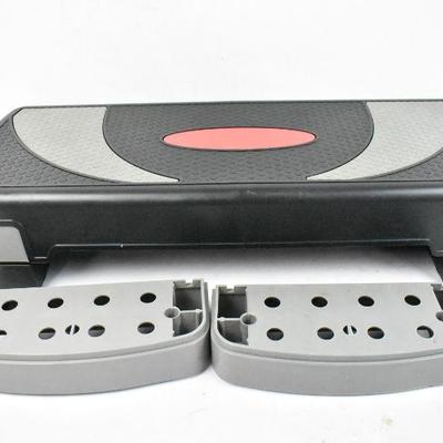 Adjustable Workout Stepper by CALHOME 30" Aerobic Step Trainer Exercise Fitness