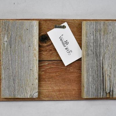 Oh What Fun! Rustic Wooden Wall Decor 7.5" x 12"