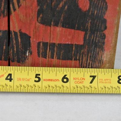 Oh What Fun! Rustic Wooden Wall Decor 7.5" x 12"