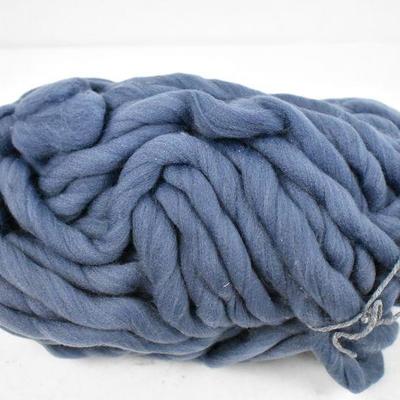 ~80+ Feet of Large Yarn, Cornflower Blue