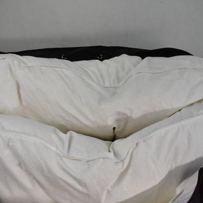 2 King Size Pillows: Down & Feather Natural Luxury