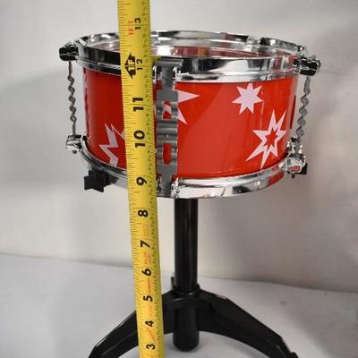 Toy Drum Set with Stool & One Drum Stick