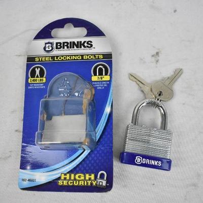 Brinks Lock with 2 Keys