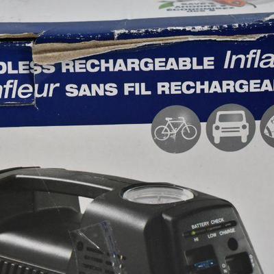 Campbell Hausfeld 12V Rechargeable Inflator & Power Supply - SEE DESCRIPTION