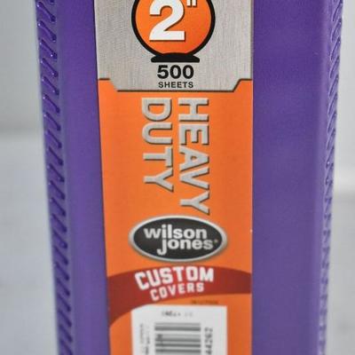 Whiteboard 10" x 13" and Purple 3-Ring Binder (Bent) 2"