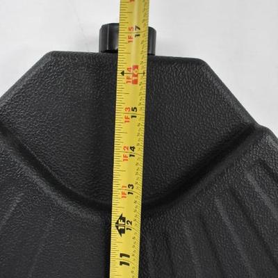 Water Weight Base Black, 1 Piece