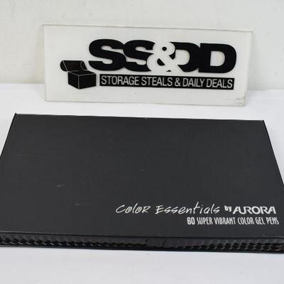Color Essentials by Aurora, 56 Super Vibrant Color Gel Pens