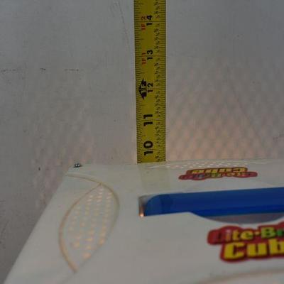 Lite-Brite Cube with Two Drawers Full of Colorful Pegs - Tested, Works