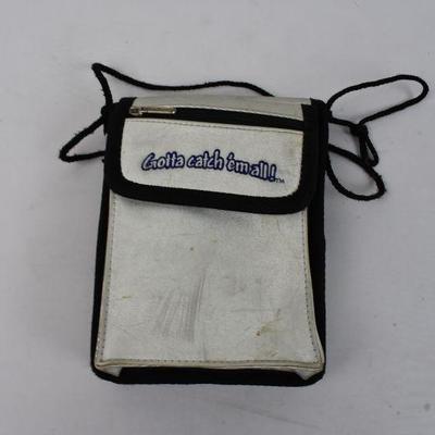 Nintendo Pokemon Gameboy Color DS Deluxe Carrying Case Silver, Multiple Pockets