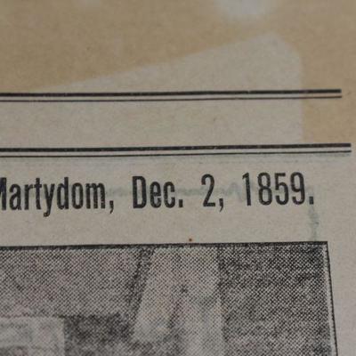 1859 Newspaper Clippings (Pre Civil War) - Antique