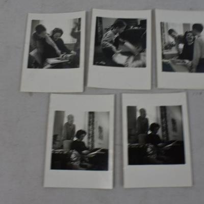 13 Piece Vintage Lot: 9 Photos, 2 Postcards, Letter, and Historex Booklet