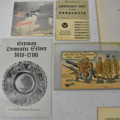 12 Piece Vintage Lot: 11 Booklets & 1 Postcard