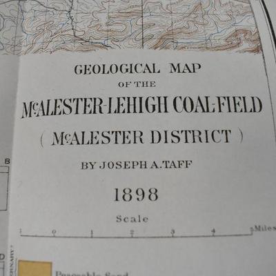 8 Antique Surveys/Maps: Iowa 1849, Wisconsin 1855, Utah 1897, Michigan 1896,