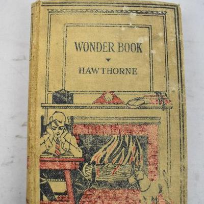 Wonder Book by Hawthorne. Antique 1851 Hardcover