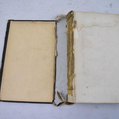 Antique 1860 Hardcover Book: Moses/Prophets, Christ/Apostles. Damaged & Fragile