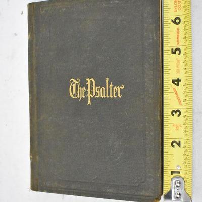 The Psalter with Music - Antique 1872 Book