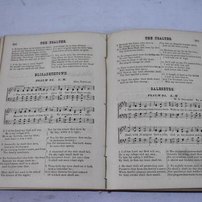 The Psalter with Music - Antique 1872 Book