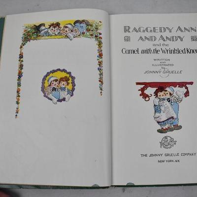 Raggedy Ann And Andy Hardcover Story Book by Johnny Gruelle, Vintage 1951