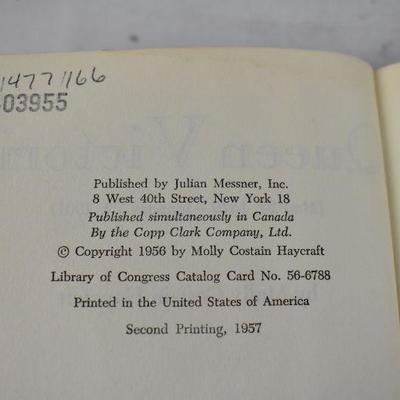 Queen Victoria. Hardcover Book by Haycraft, Vintage 1957