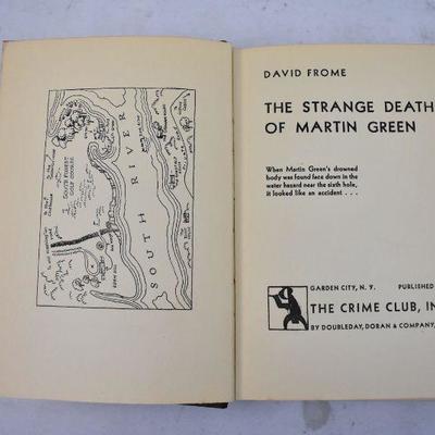 The Strange Death of Martin Green. Hardcover Book by Frome, Vintage 1931