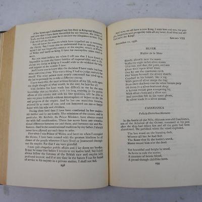 Hardcover Book: A Treasury of the Familiar, Edited by Ralph Woods, Vintage 1950
