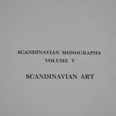 Scandinavian Art, Hardcover Book by Lauren Hannover This. Vintage 1922