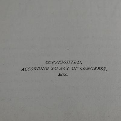 Life & Travels of General Grant. Hardcover Book, Antique 1879. Spine Damage