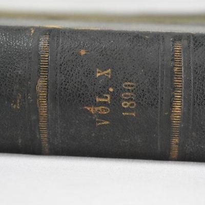 Electrical Engineer Hardcover Book, Antique 1890 Volume X