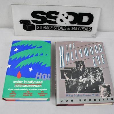 2 Hardcover Books: Archer in Hollywood & The Hollywood Eye