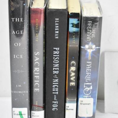 5 YA Books, Fantasy/Supernatural: Faerie Lord -to- The Age of Ice