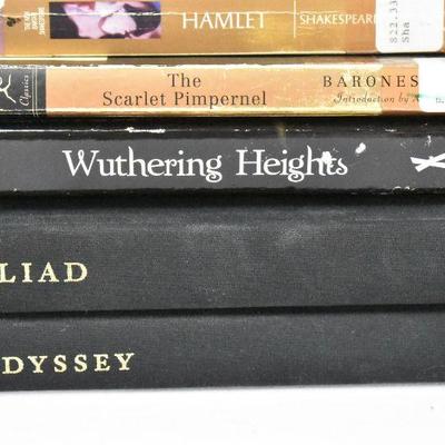 9 Fiction Books: Jane Eyre -to- Odyssey