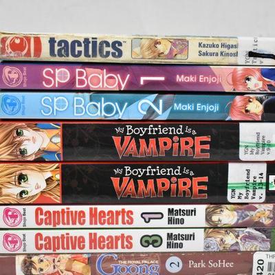 12 Japanese Animation Books: Tactics -to- Friends & Crushes