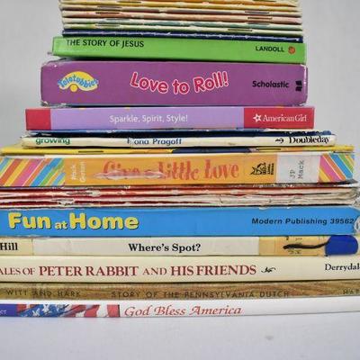 Vintage Kids Books, Qty 25