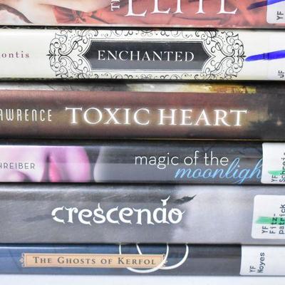 7 Hardcover Fiction Books: Musician's Daughter -to- The Ghosts of Kerfol