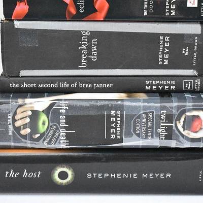 7 Books by Stephenie Meyer: 3 paperback/4 Hard Cover