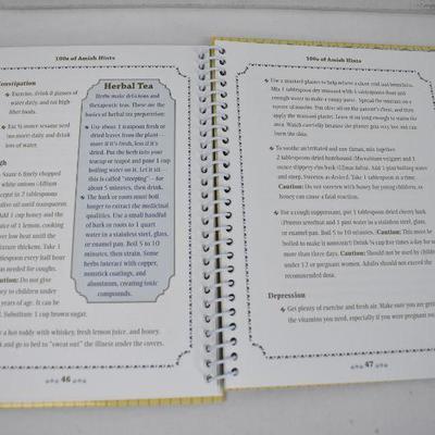 100s of Amish Hints Hardcover Spiral Book