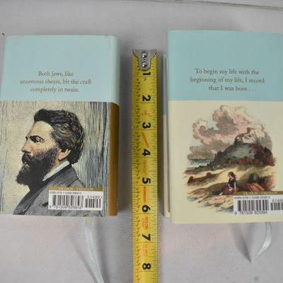 2 Matching Mini Hardcover Classic Books: Moby Dick & David Copperfield