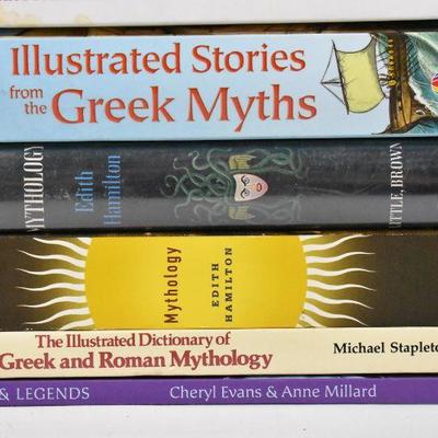9 Books on Greek Mythology: Greek Myths -to- Greek Myths & Legends