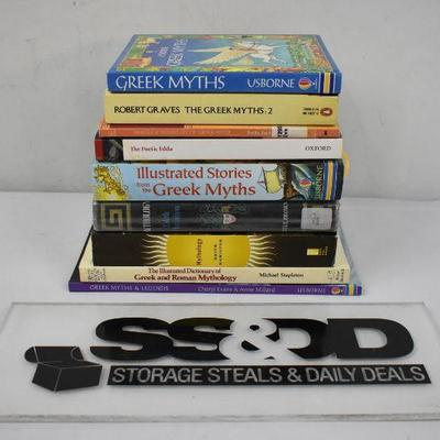 9 Books on Greek Mythology: Greek Myths -to- Greek Myths & Legends