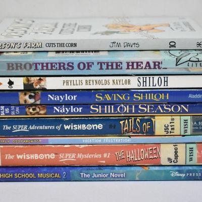 9 Paperback Books: Orson's Farm Cuts the Corn -to- High School Musical Novel