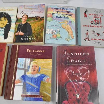 8 Books: Fiction Books & Weather Experiments: Johanna's -to- Maybe This Time
