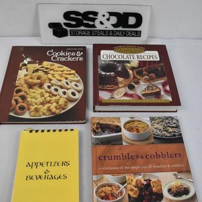 4 Cookbooks: Crumbles & Cobblers -to- Cookies & Crackers