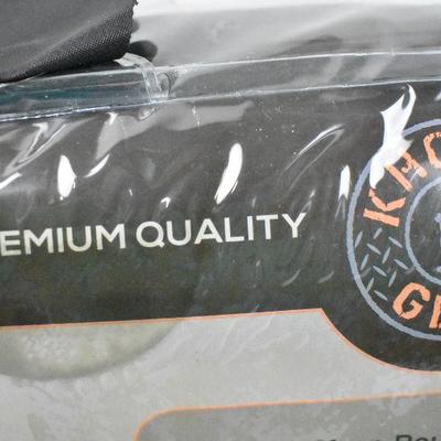 BBQ Grill Cover 58" x 24" x 48" Weatherproof Heavy Duty Medium - Black - New