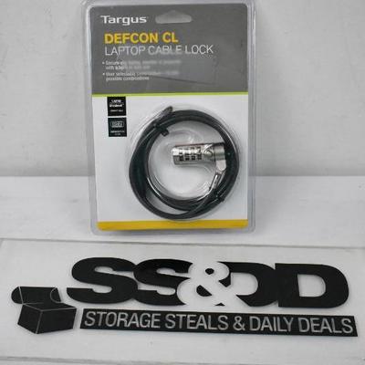 Laptop Cable Lock with Combination Lock - New
