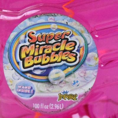 Super Miracle Bubbles, with Wand, 100 oz - New