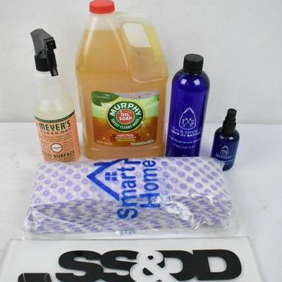 5 Piece Home Care & Cleaning: Meyer's Multi-Surface, Murphy Wood, & More - New